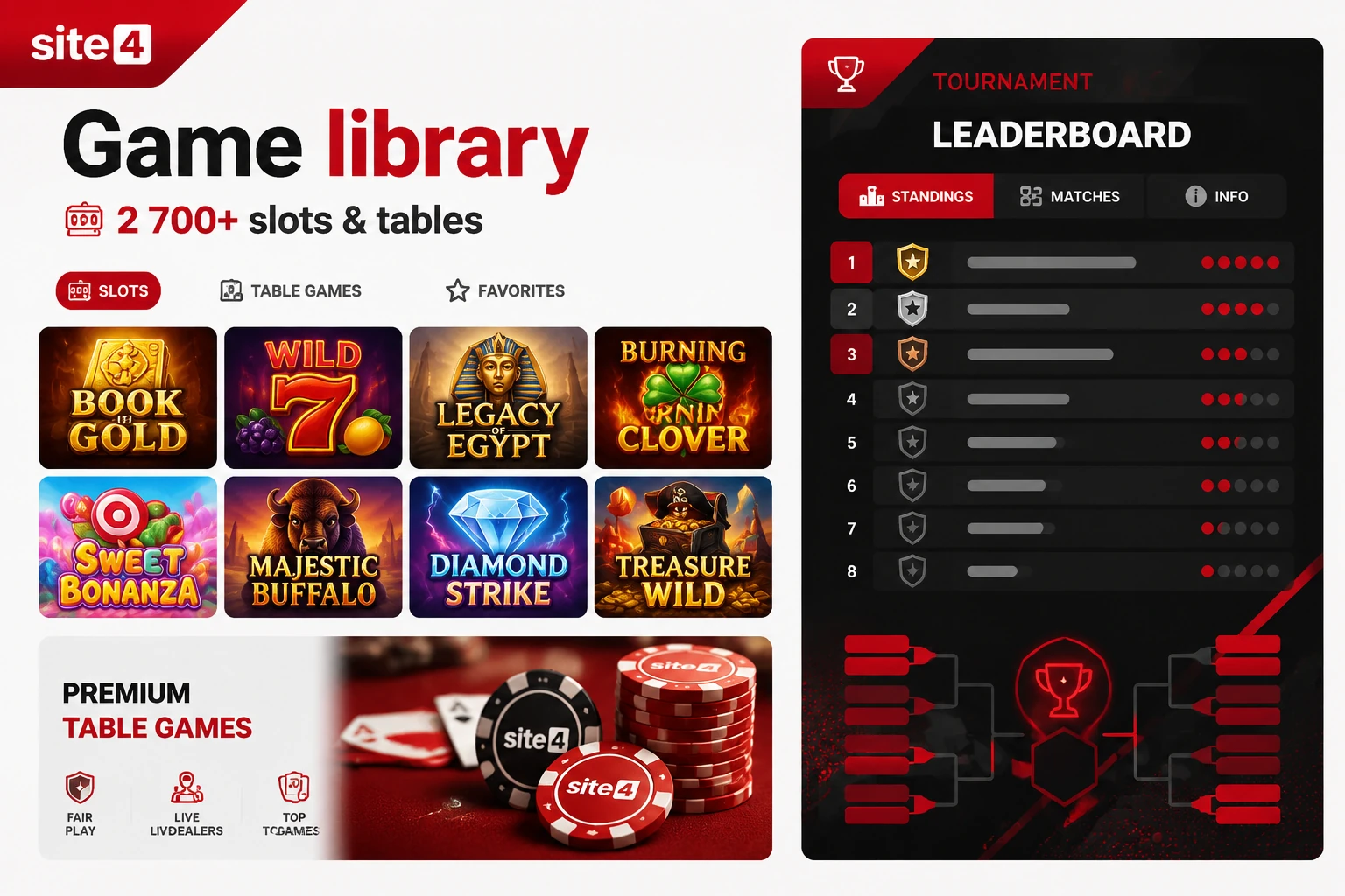 Game Selection and Entertainment Options